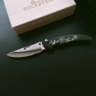 ROCKSTEAD 日本花田洋 秀 SHU-ZDPKIKU  ZDP-189钢菊刻花鈦柄折刀